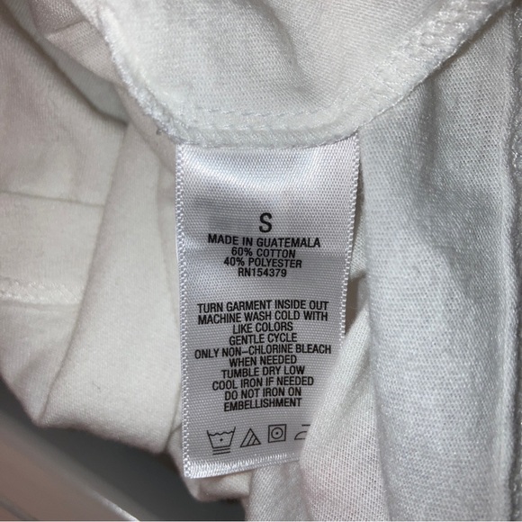 New FREE STATE WHITE GRAPHIC TEE SHIRT SMALL NEW - Picture 3 of 4